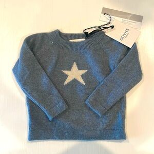 Olivier London Cashmere Sweater NWT, size 0-3 months